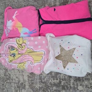 Set Of (4) Girls Hoodies, Size 7